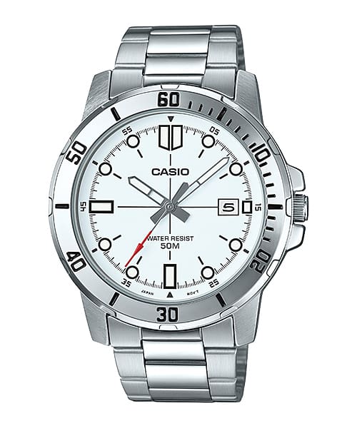 MTPVD01D-7EV | Silver Analog Watch - Casio