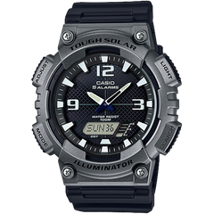 AQS810W-1A4V | Analog-Digital Black and Dark Grey Watch - Casio