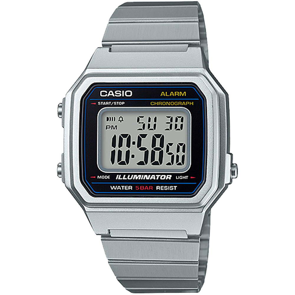 B650WD-1A | Vintage Silver Metal Watch - Casio