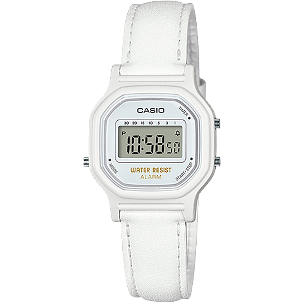 LA11WL-7A | All White Digital Watch - Casio