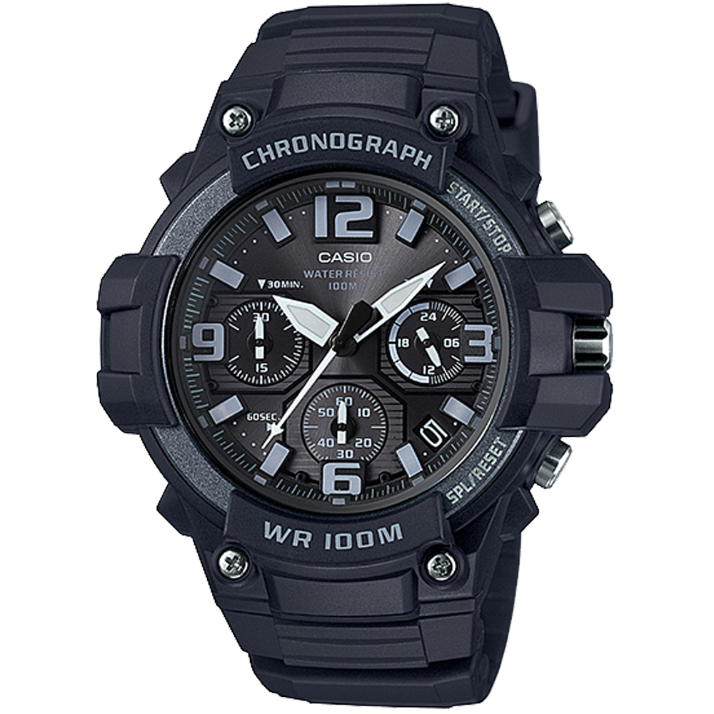 MCW100H-1A3V | All Black Men's Analog Watch - Casio