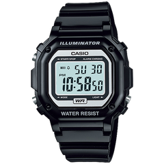 F108WHC-1A | Black Digital Watch - Casio