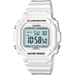 F108WHC-7B | Full White Digital Watch - Casio