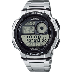 AE1000WD-1AV | Illuminator Silver-Black Digital Watch - Casio
