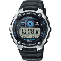 AE2000W-1AV | Illuminator Black and Blue Digital Watch - Casio