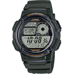AE1000W-3AV | Illuminator Full Black Digital Watch - Casio