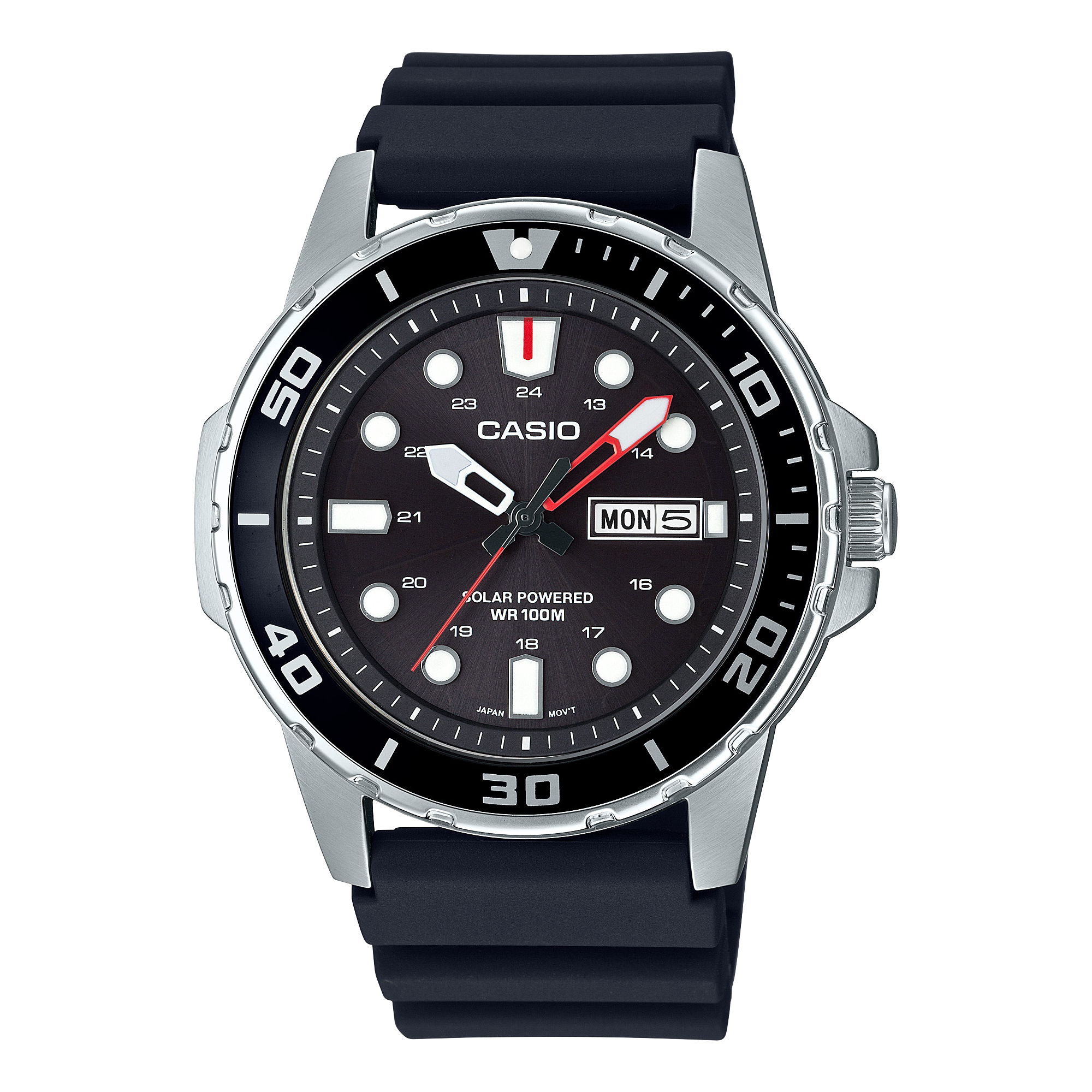 MTPS110-1AV | Black Analog Men's Watch - Casio