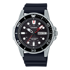 MTPS110-1AV | Black Analog Men's Watch - Casio