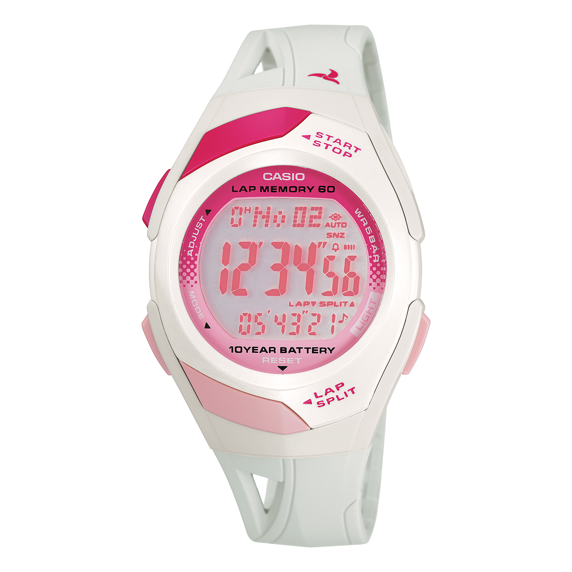 STR300-7 | White Digital Watch - Casio