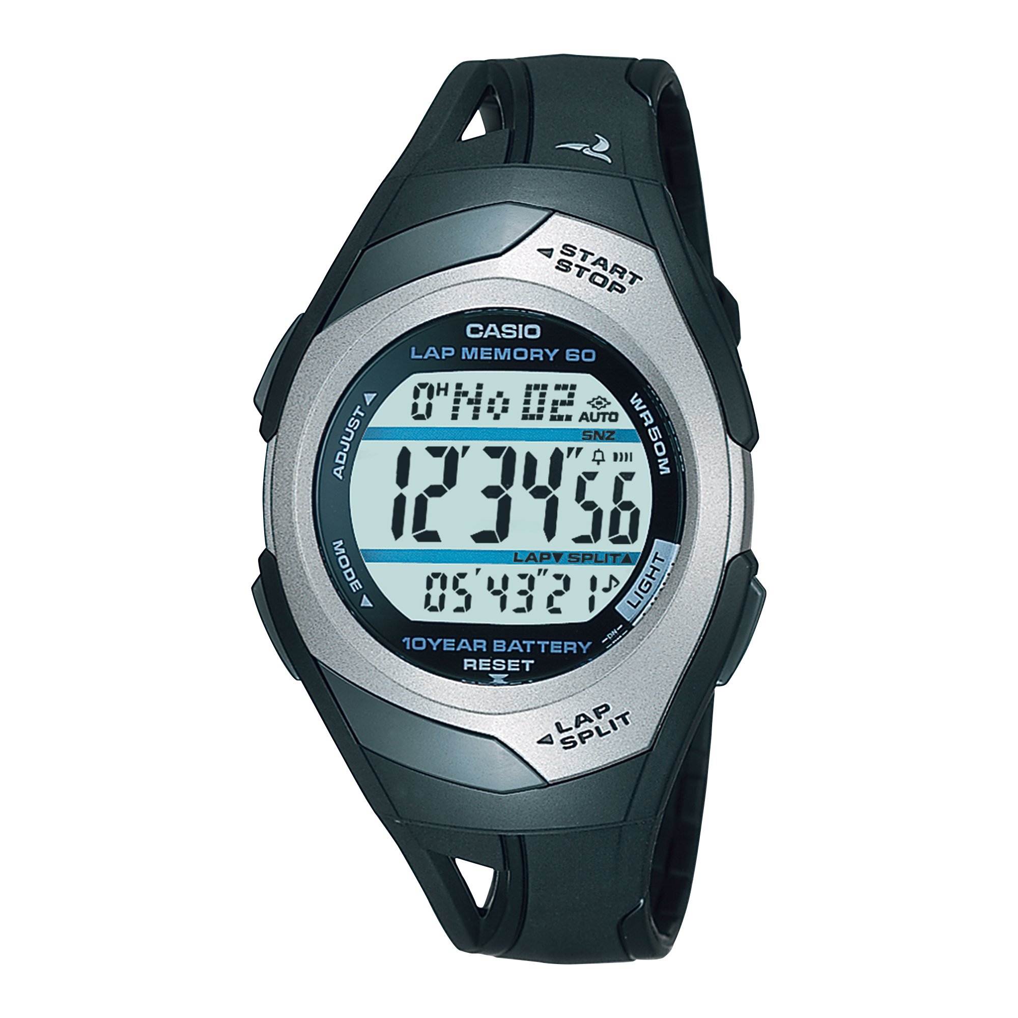 STR300C-1V | Silver Digital Watch - Casio