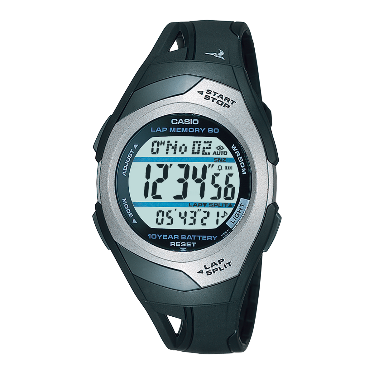 STR300C-1V | Silver Digital Watch - Casio