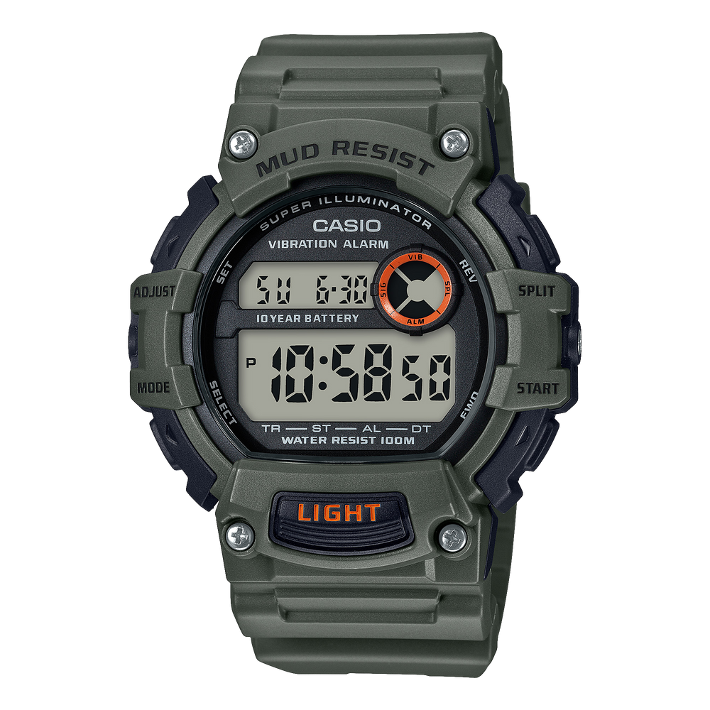 TRT110H-3AV | Green Digital Watch - Casio