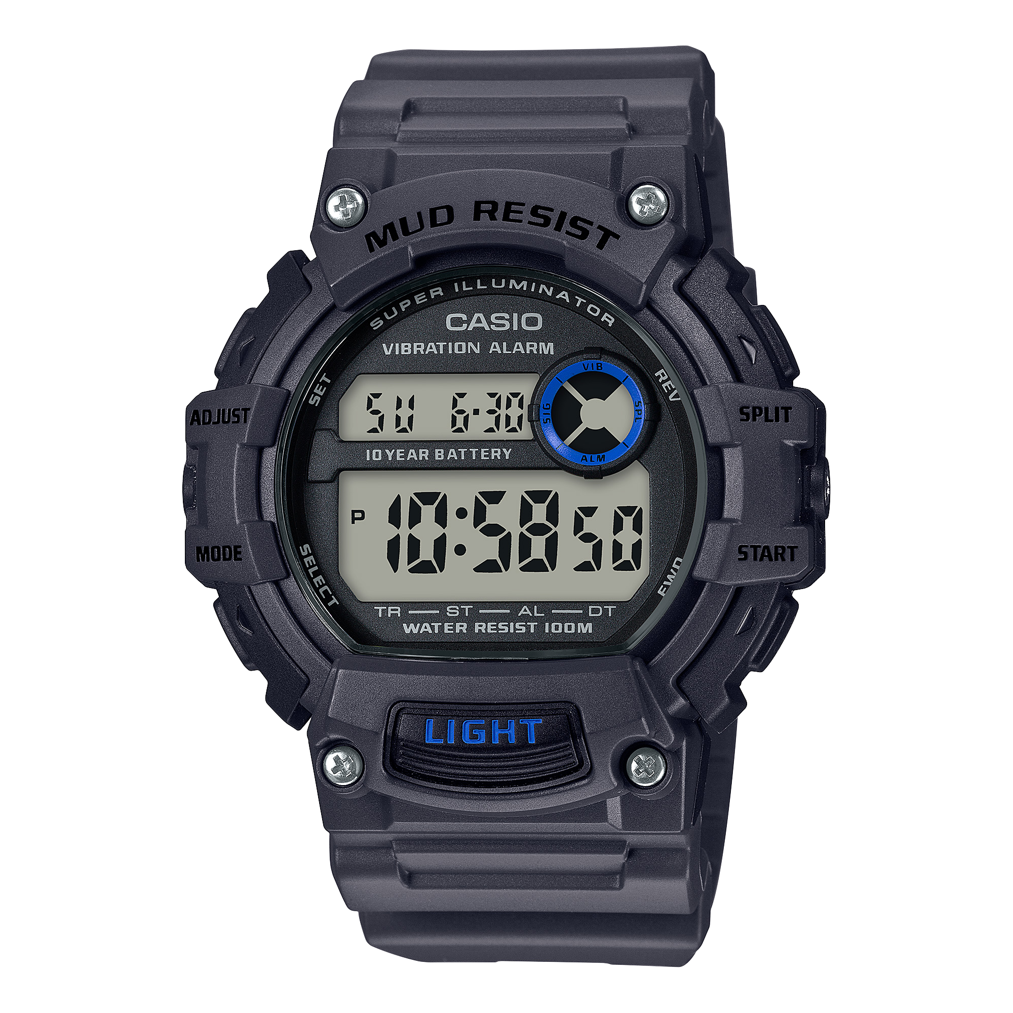 TRT110H-8AV | Gray Digital Watch - Casio