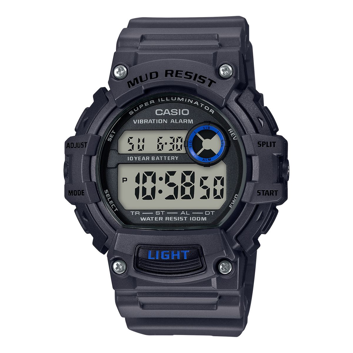 TRT110H-8AV | Gray Digital Watch - Casio