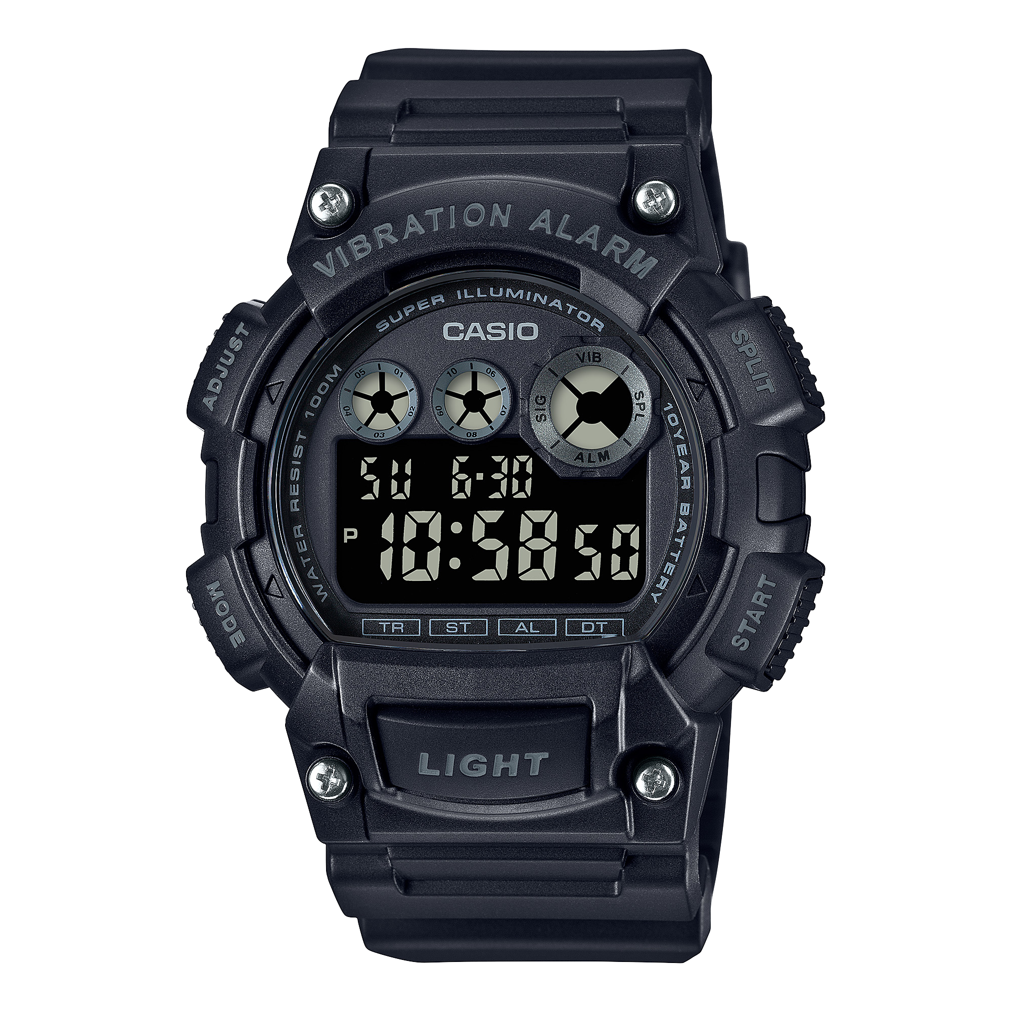 W735H-1BV | Black Digital Watch - Casio