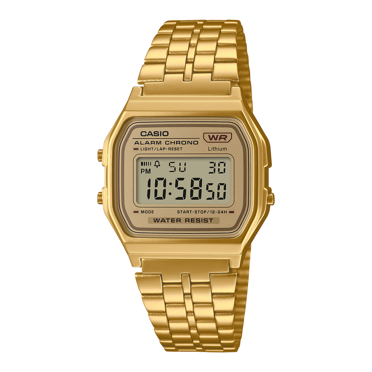 A158WETG-9AVT | Vintage All Gold Metal Watch - Casio