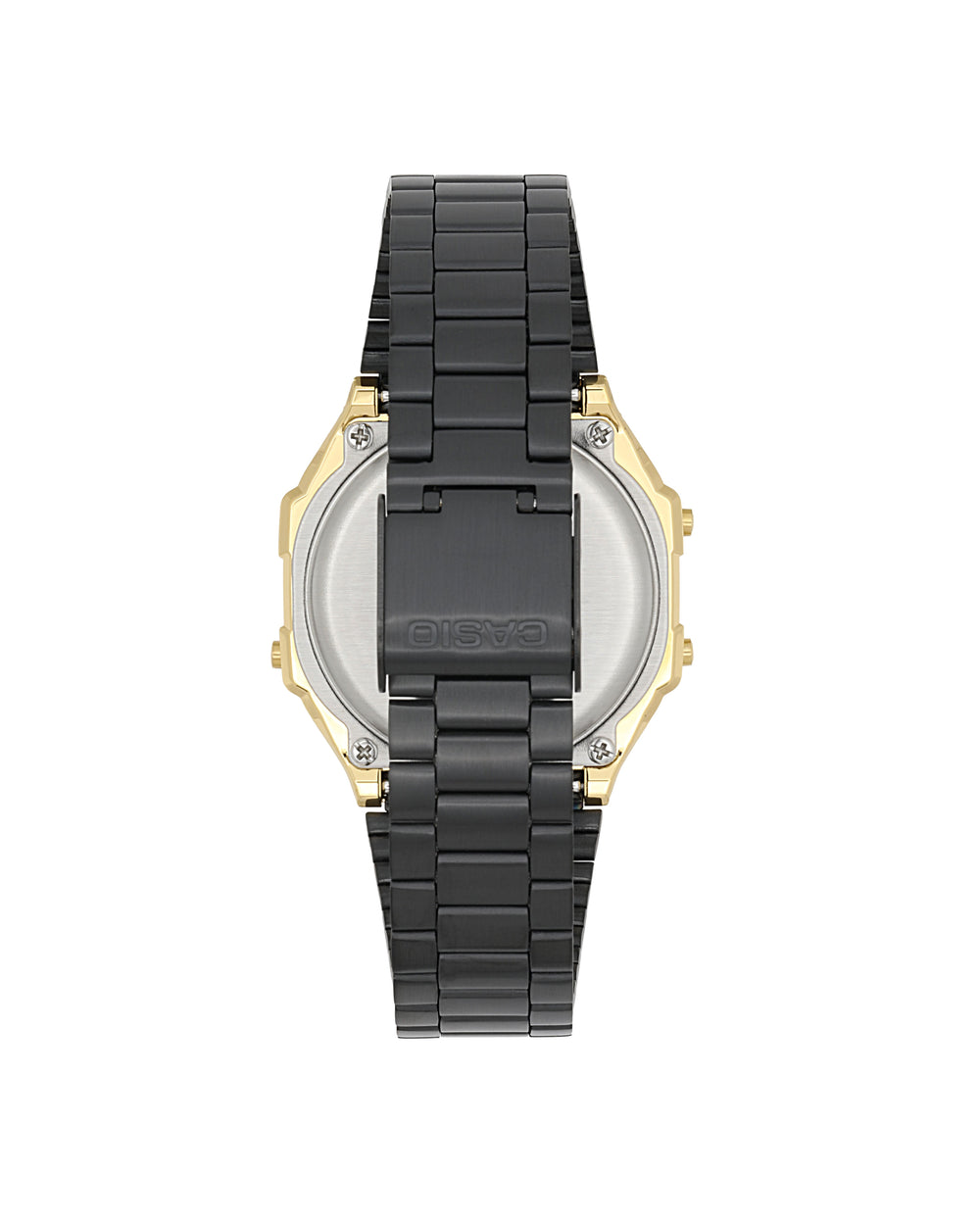 A168WEGB-1BVT | Vintage Black and Gold Metal Watch - Casio
