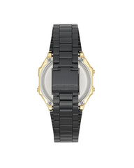 A168WEGB-1BVT | Vintage Black and Gold Metal Watch - Casio