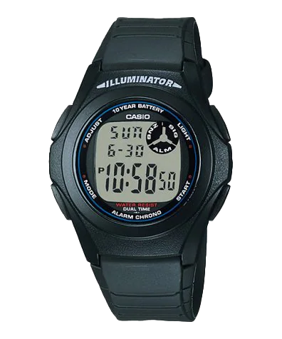 F200W-1A | Black Digital Watch - Casio