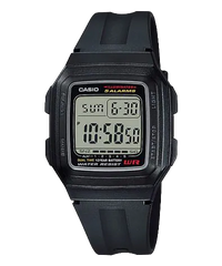 F201WA-1AV | Black Digital Watch - Casio