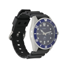 MDV106B-2AV | Black and Royal Blue Men's Analog Watch - Casio