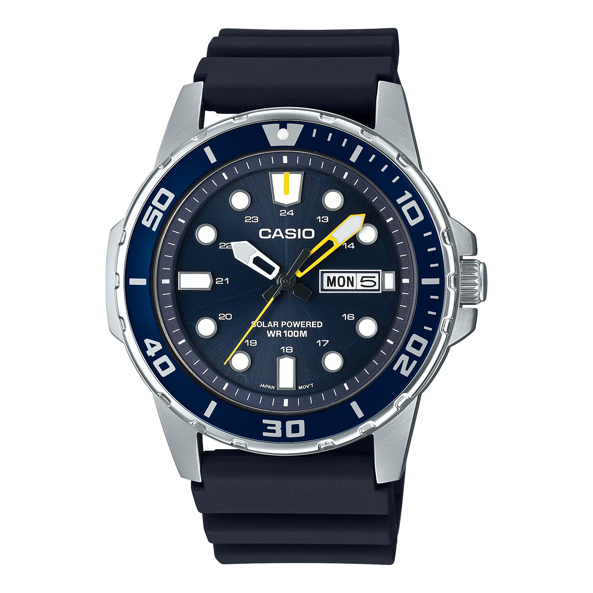 MTPS110-2AV | Diver Inspired Solar Analog Watch - Casio