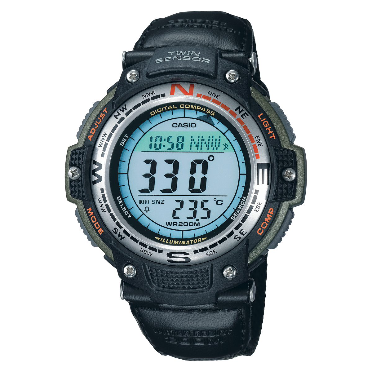 SGW100B-3V | Silver Digital Watch - Casio