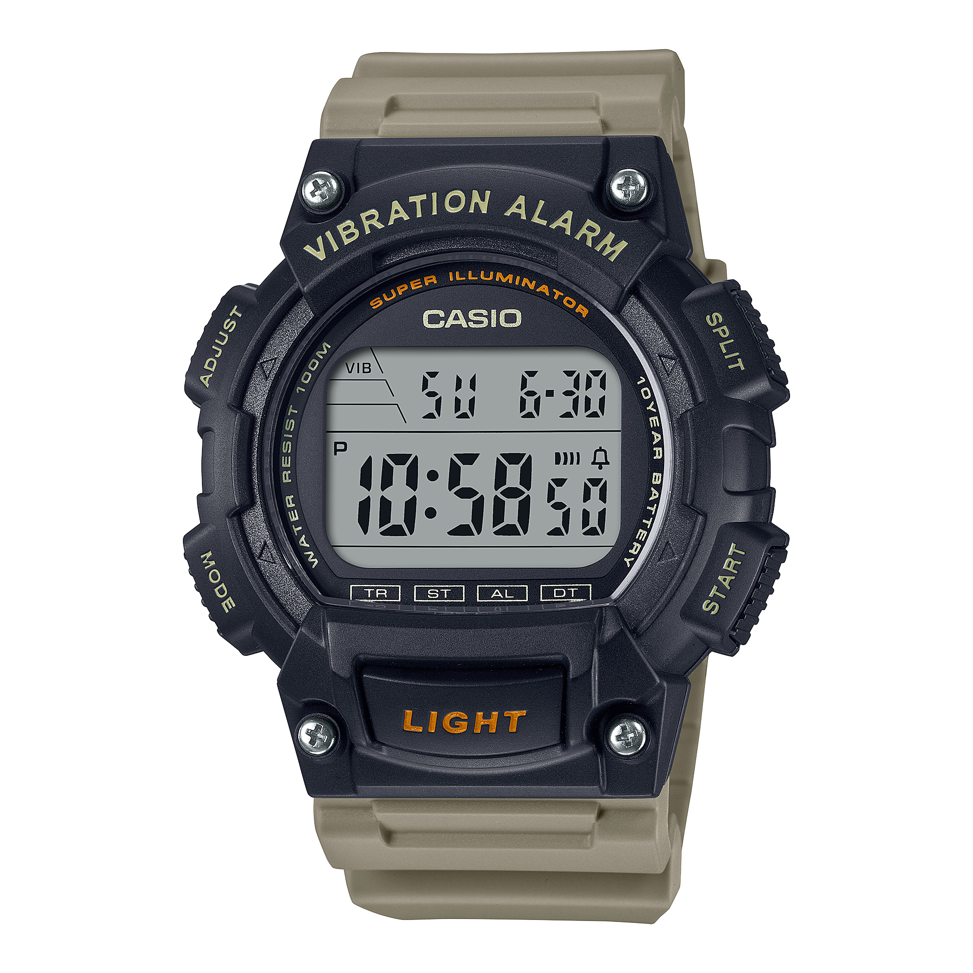 W736H-5AV | Black Digital Watch - Casio