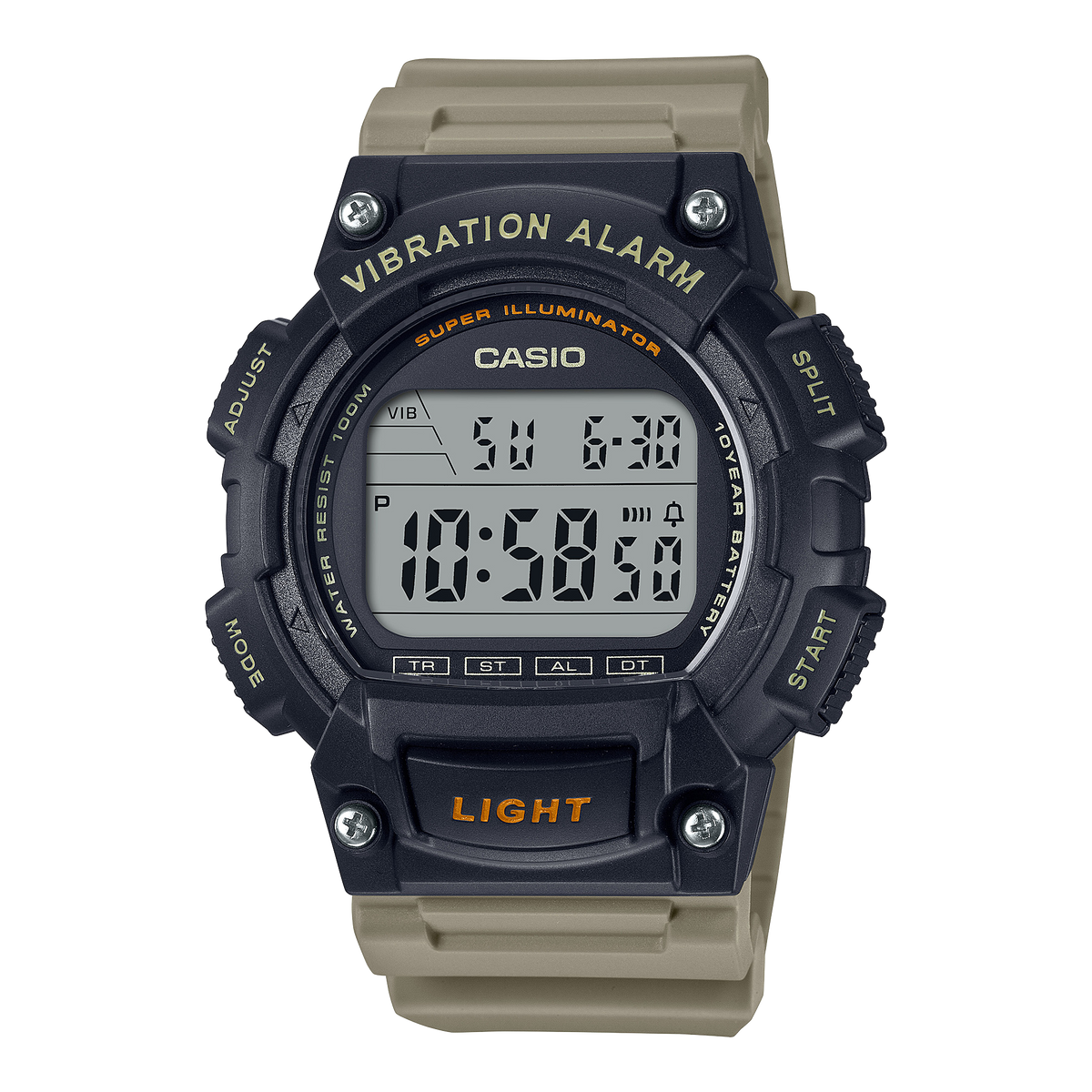 W736H-5AV | Black Digital Watch - Casio
