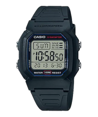 W800H-1AV | Black Digital Watch - Casio
