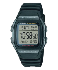 W96H-1BV | Black Digital Watch - Casio