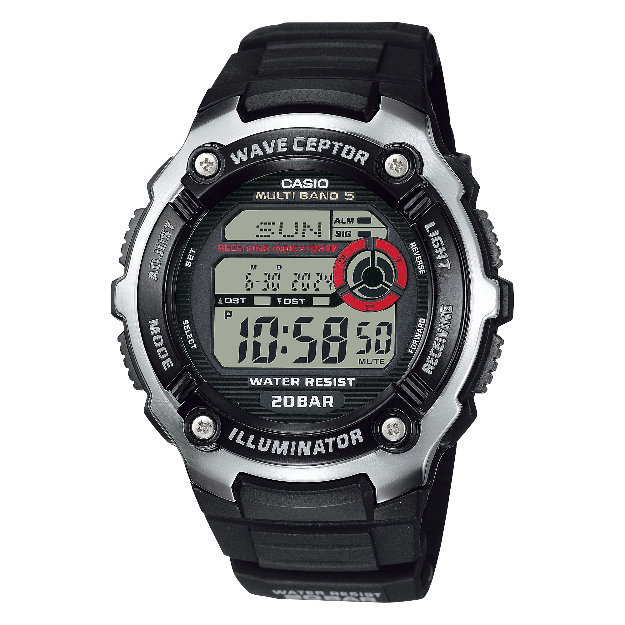 WV200A-1AV | Black Digital Watch - Casio