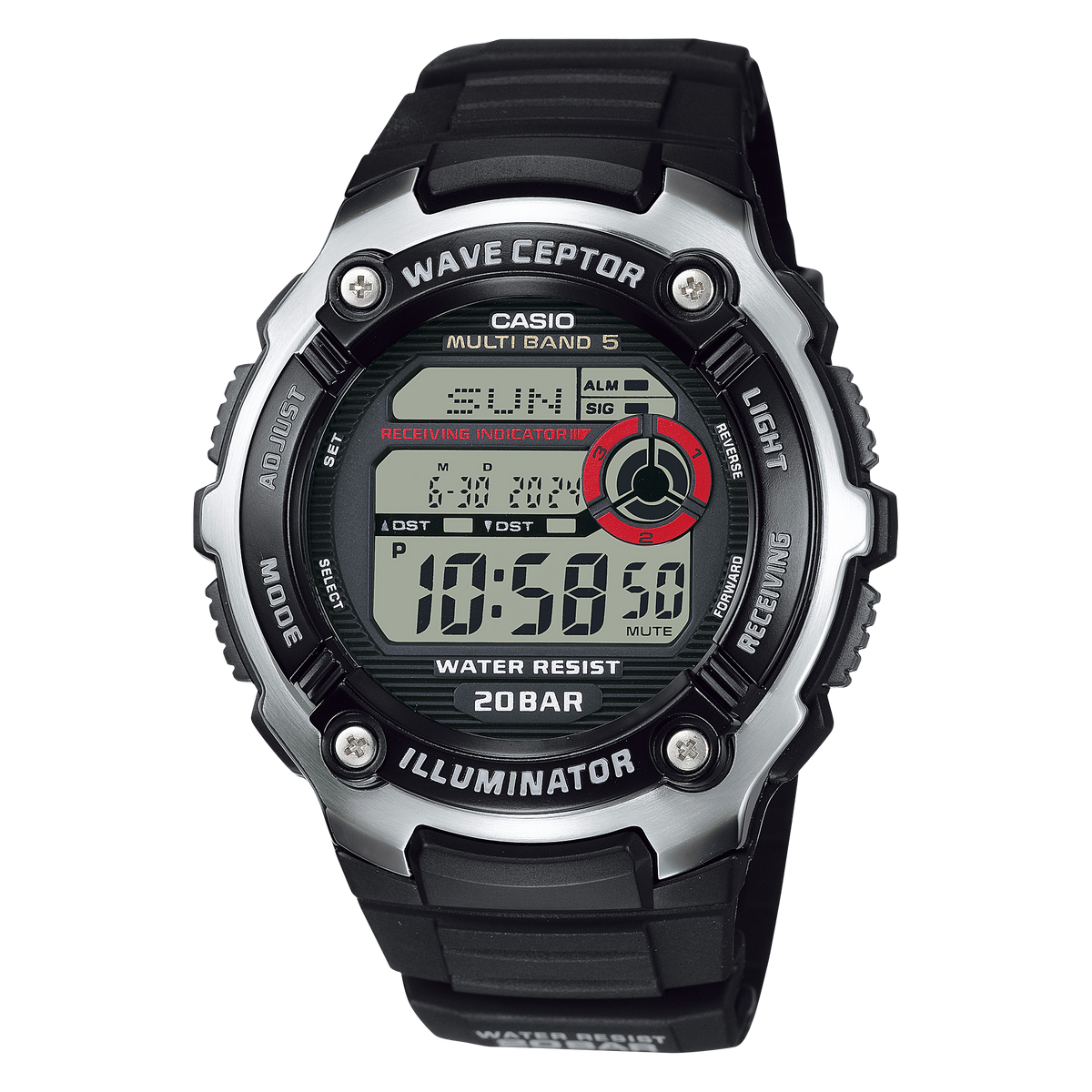 WV200A-1AV | Black Digital Watch - Casio