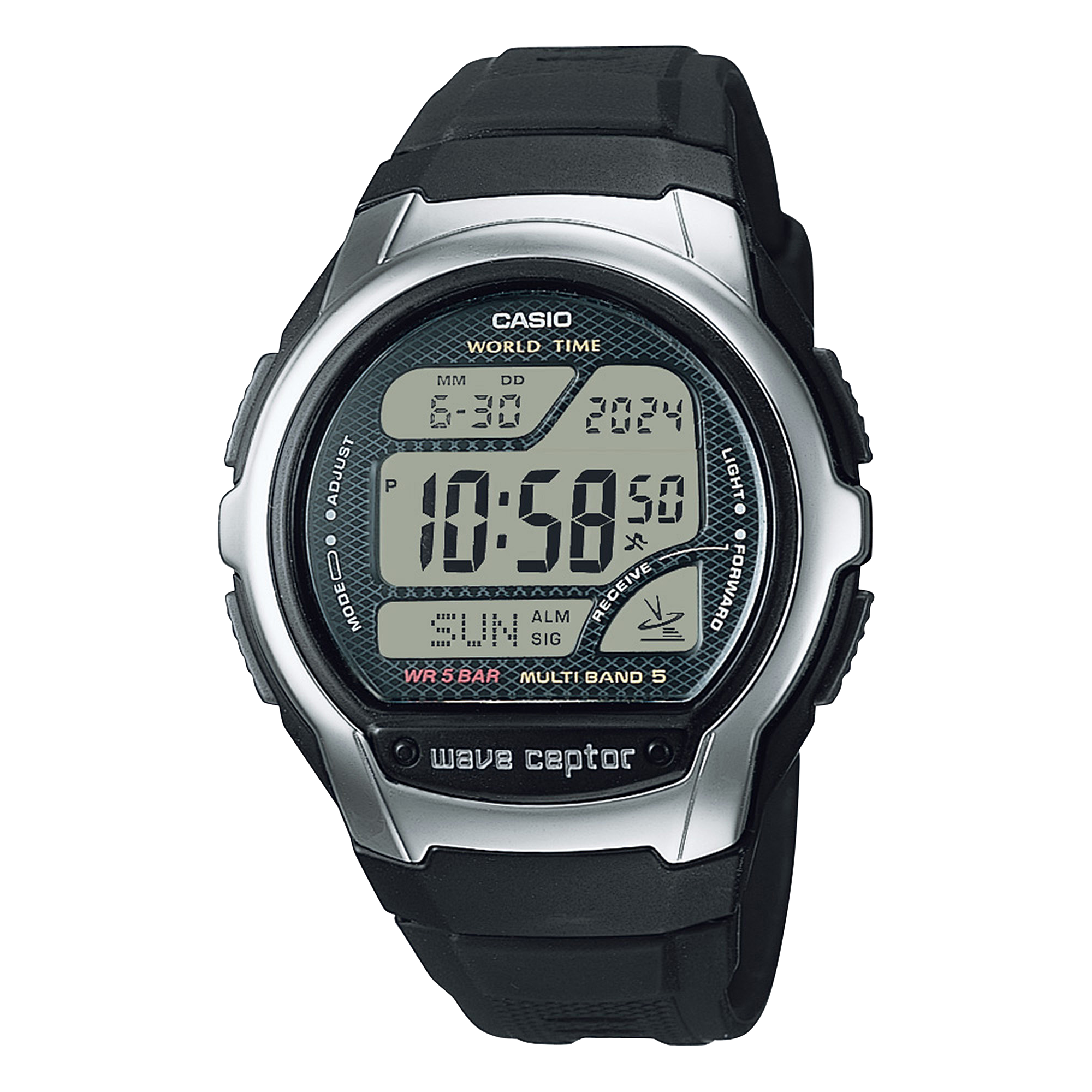 WV58A-1AV | Black Digital Watch - Casio