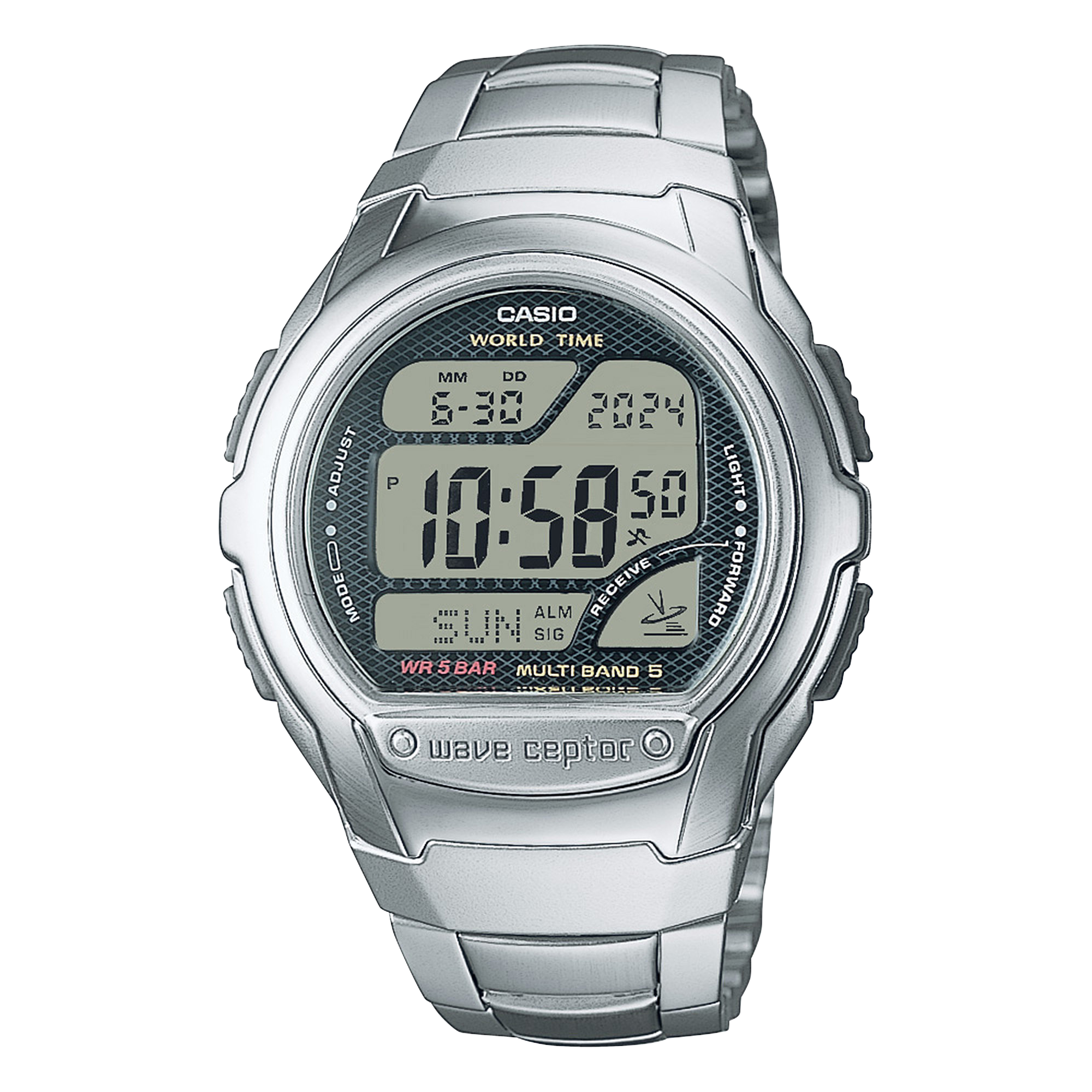 WV58DA-1AV | Silver Digital Watch - Casio