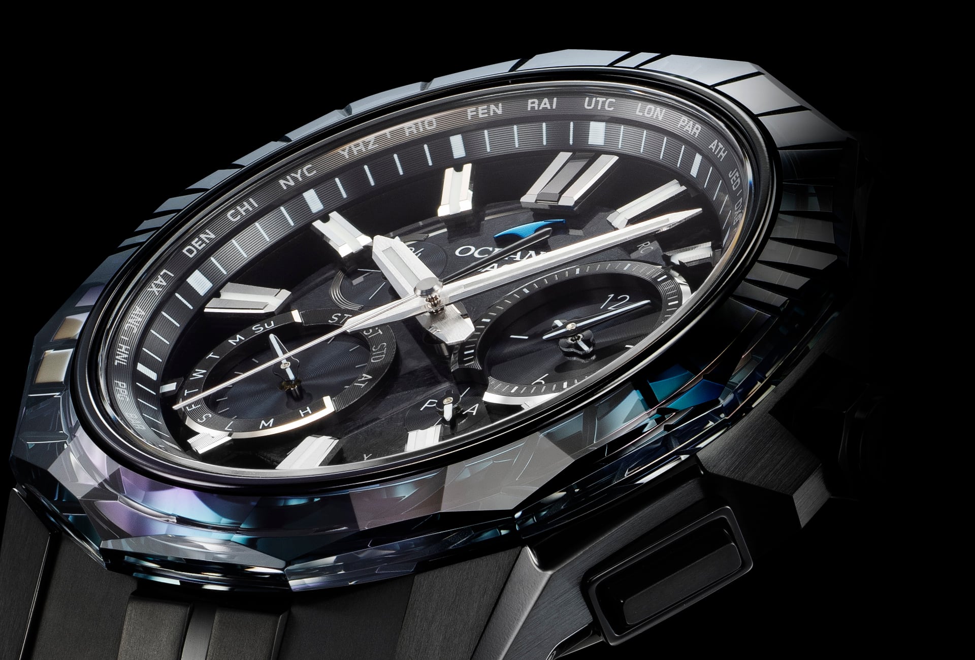OCWSG1000CN1A | OCEANUS Manta Black - Casio