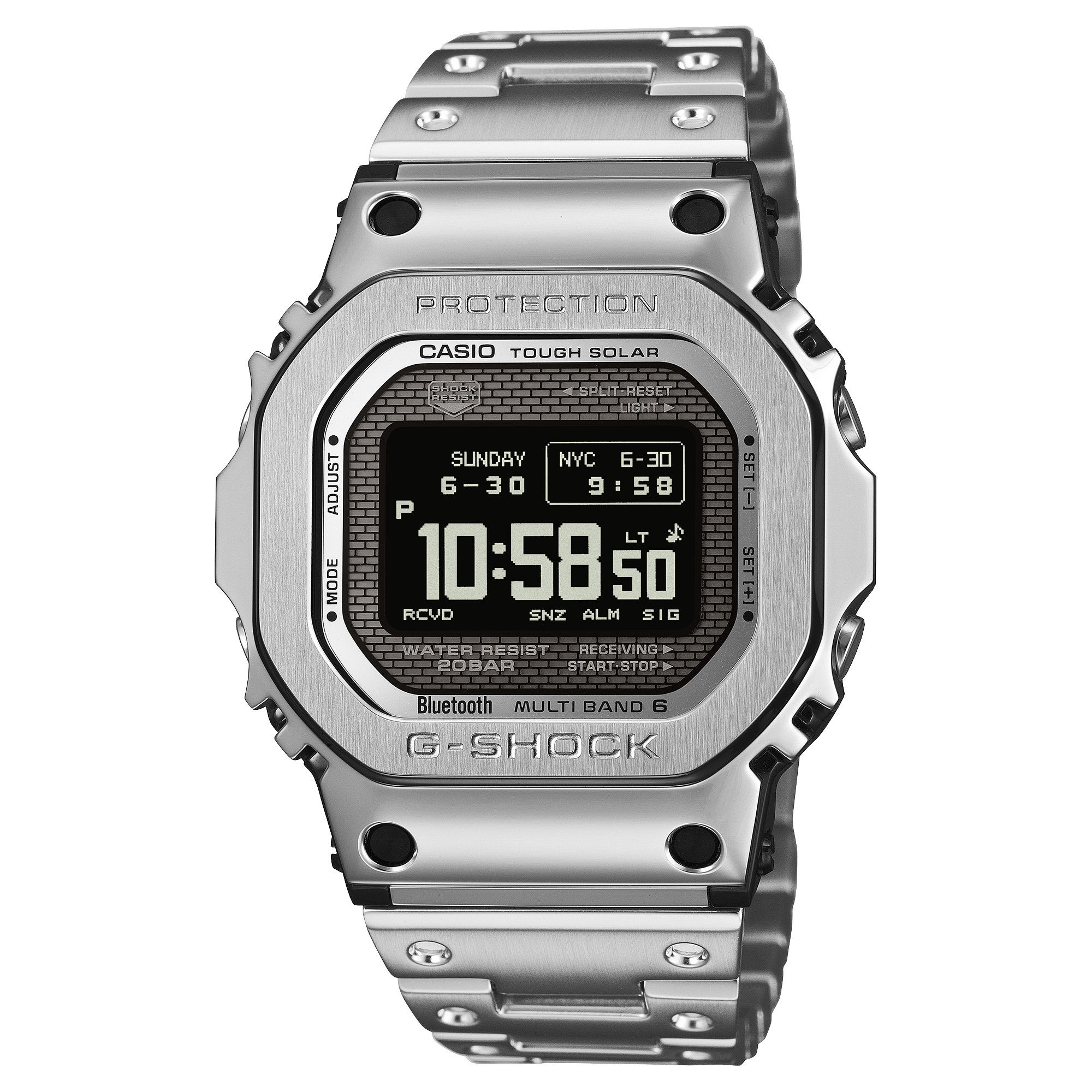 GMWBZ5000D-1 | G-SHOCK FULL METAL Silver - Casio