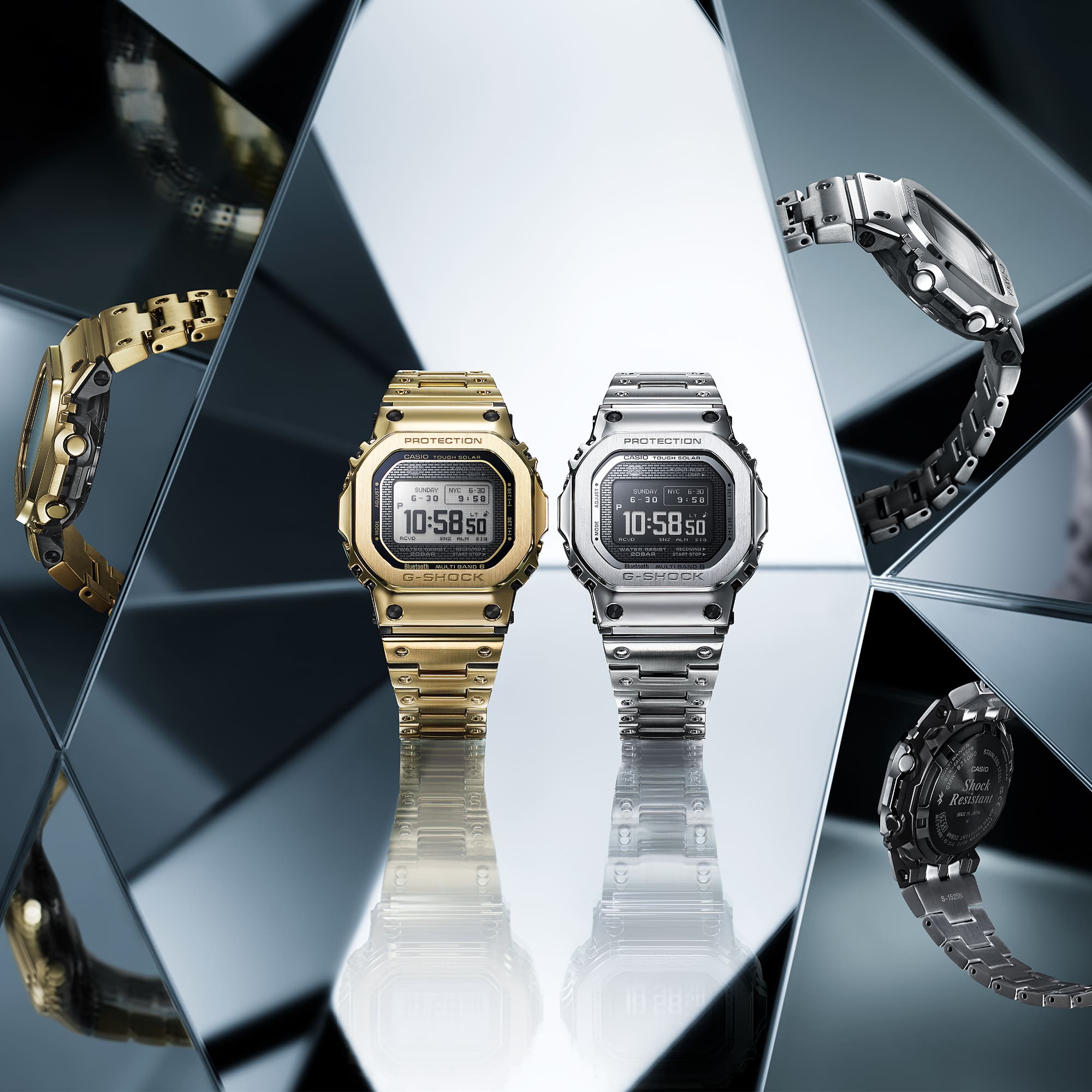 GMWBZ5000D-1 | G-SHOCK FULL METAL Silver - Casio