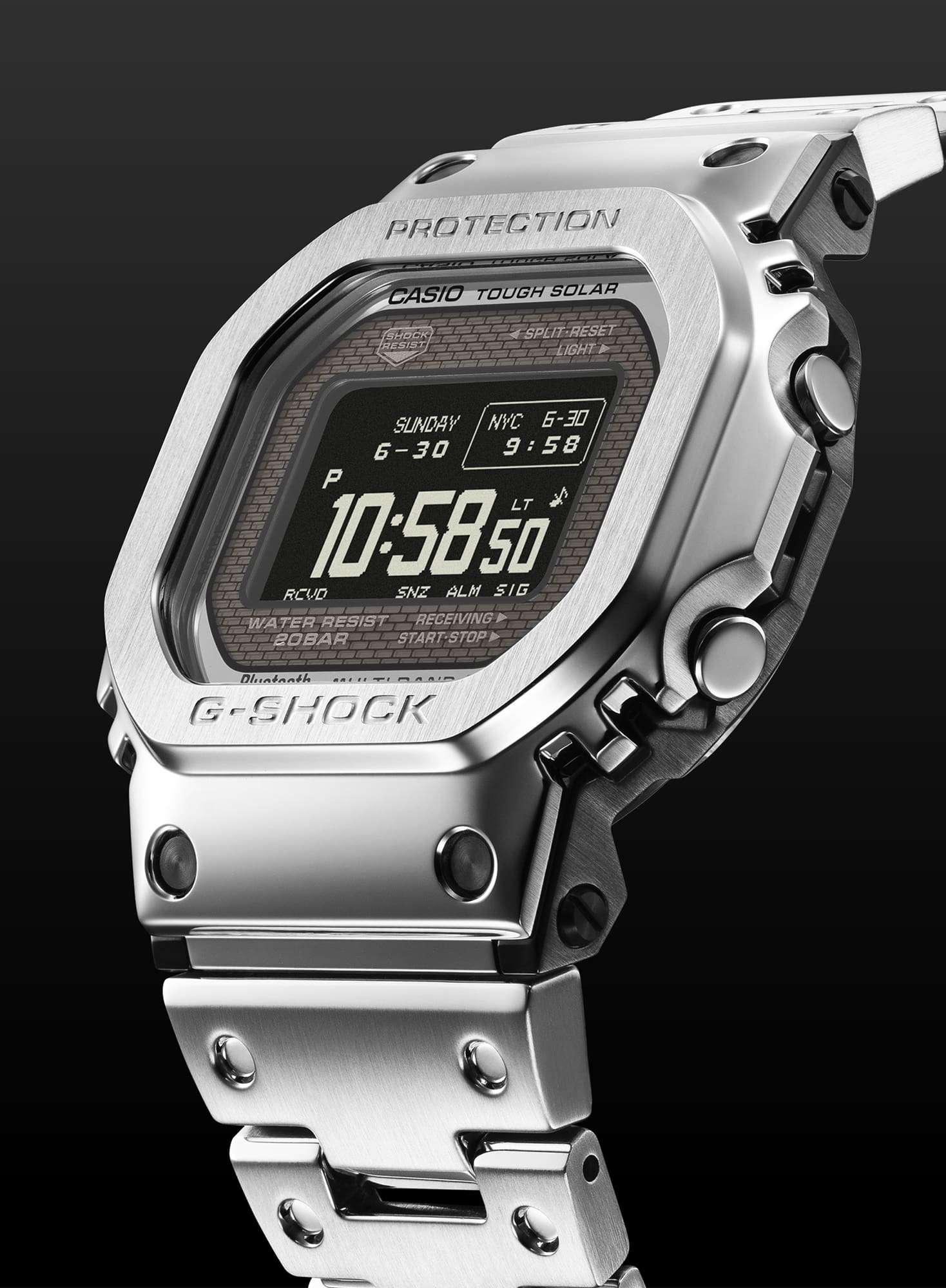 GMWBZ5000D-1 | G-SHOCK FULL METAL Silver - Casio