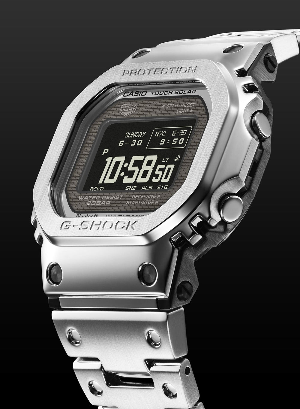 GMWBZ5000D-1 | G-SHOCK FULL METAL Silver - Casio