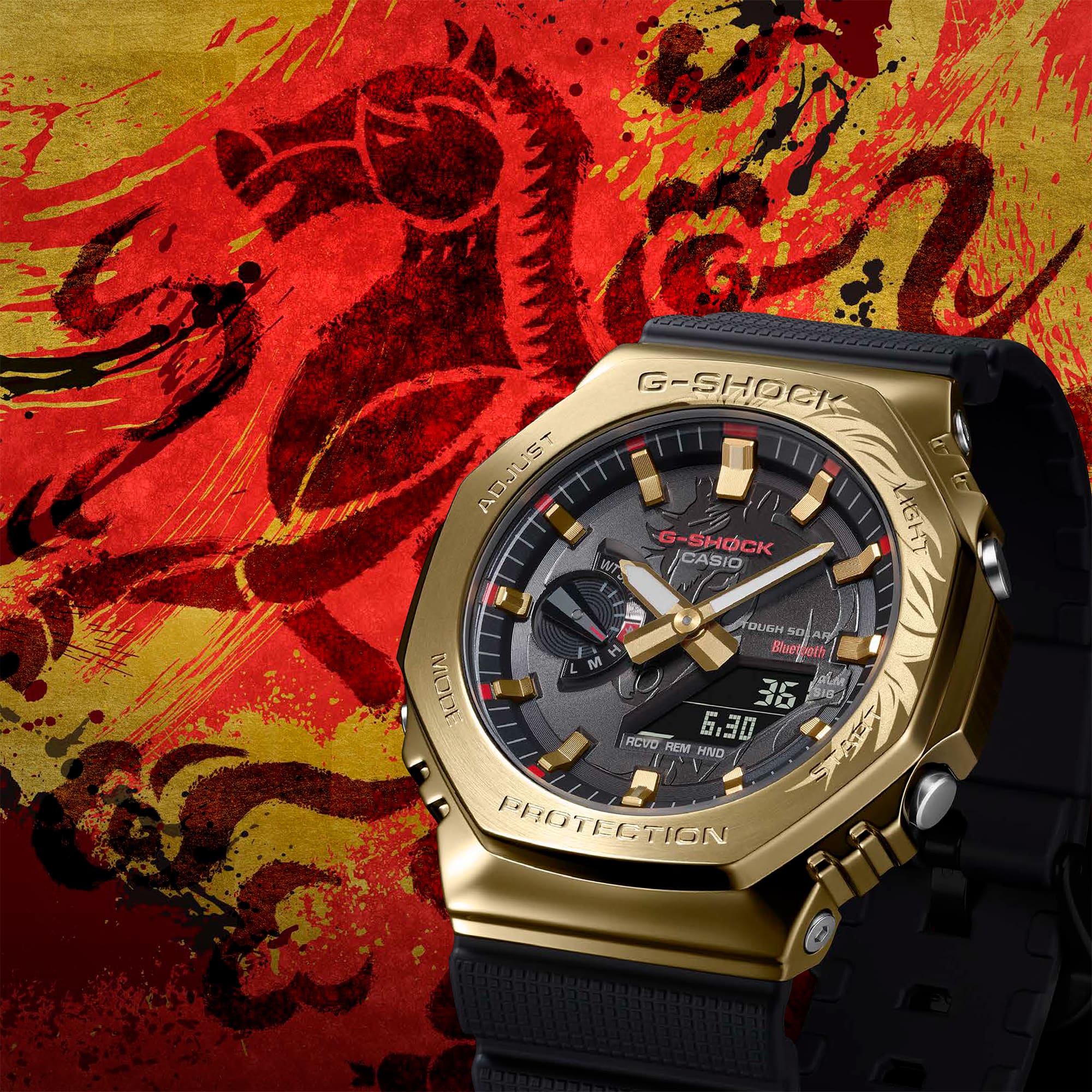 GBM2100CX-9A | G-SHOCK G-STEEL Gold - Casio