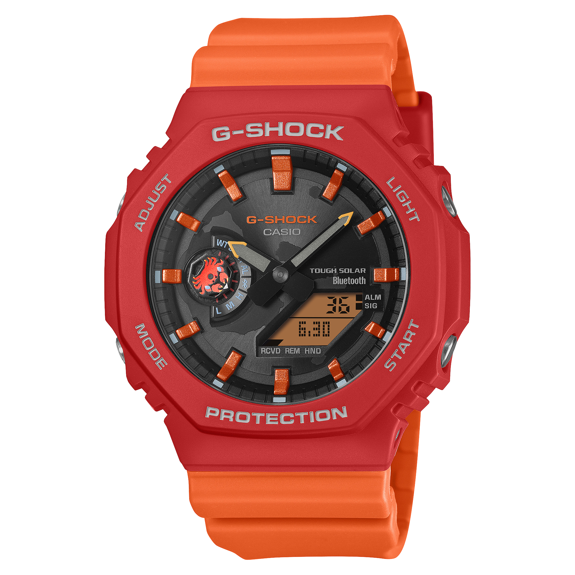 GAB2100DF-4A | G-SHOCK ANALOG-DIGITAL Orange - Casio