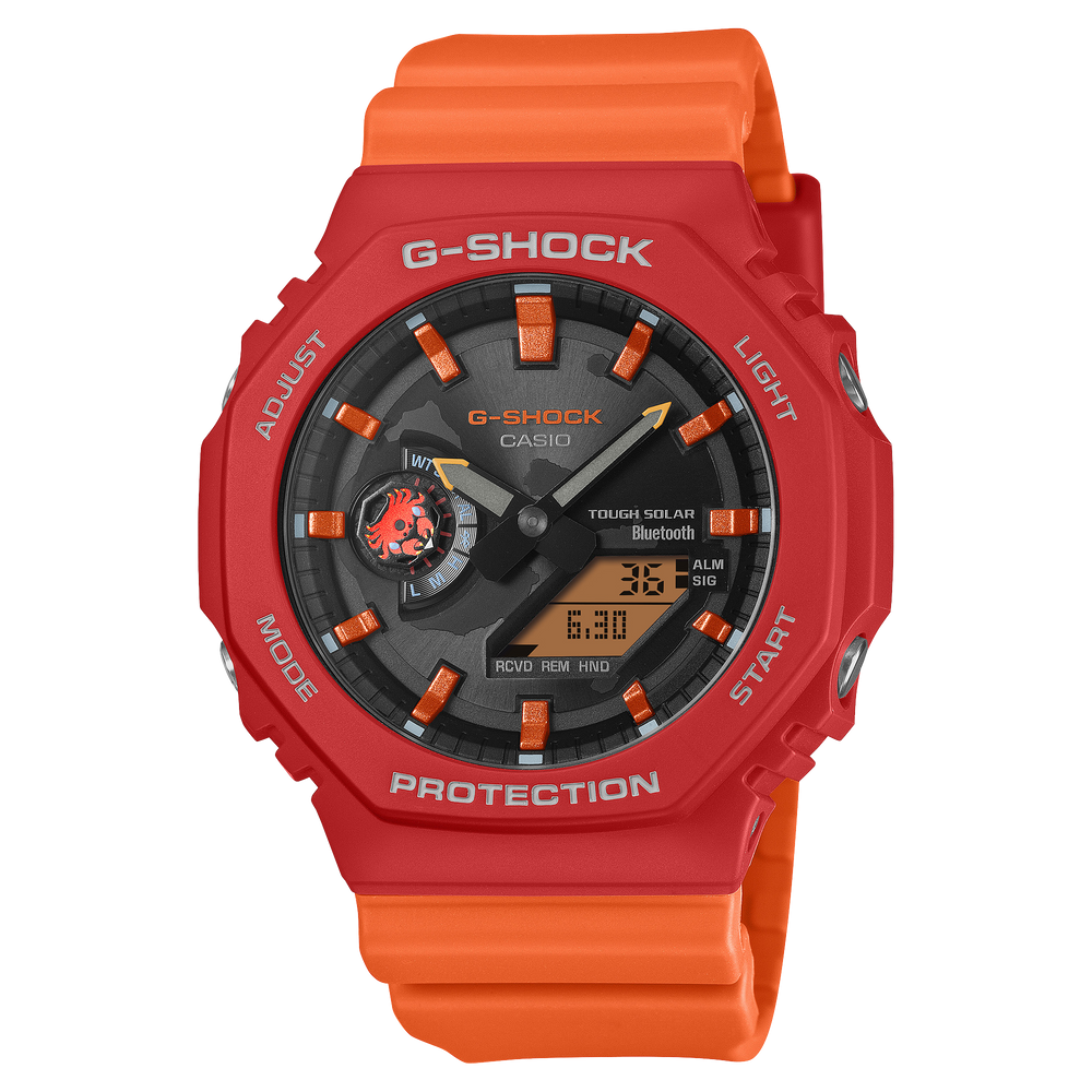 GAB2100DF-4A | G-SHOCK ANALOG-DIGITAL Orange - Casio