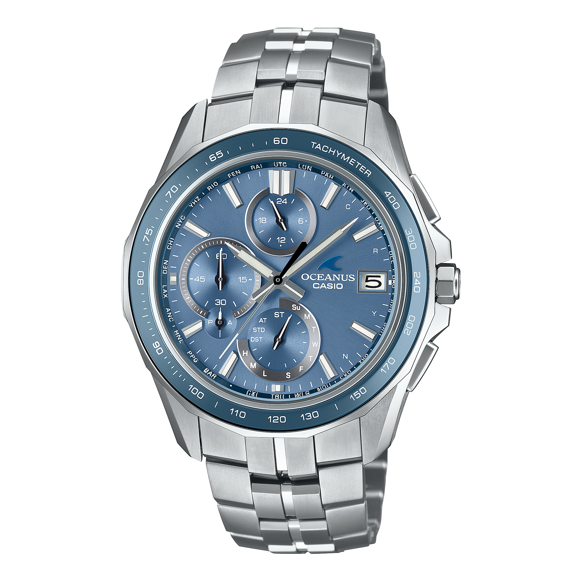 OCWS7000E-2A | OCEANUS Manta Blue, Light blue - Casio
