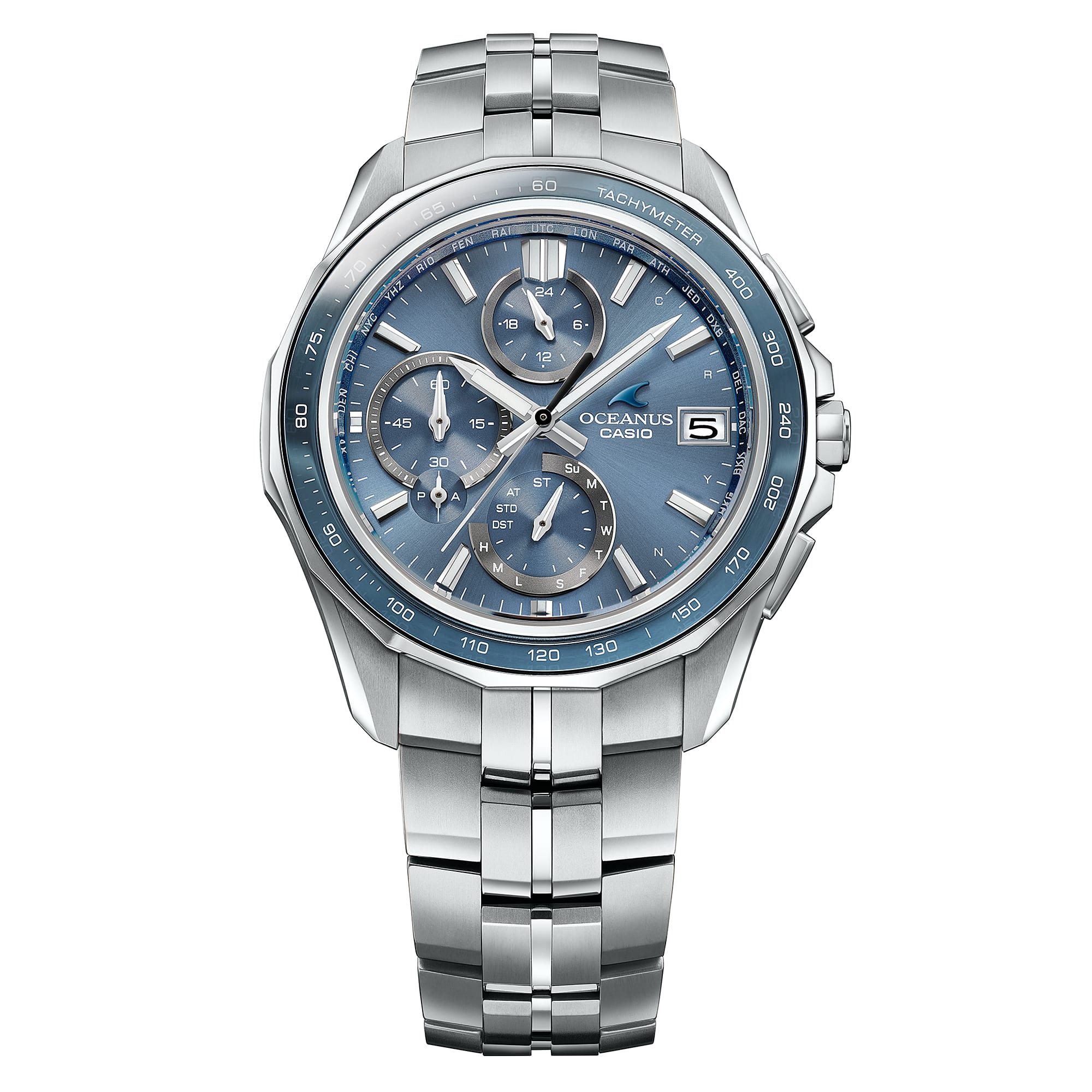 OCWS7000E-2A | OCEANUS Manta Blue, Light blue - Casio