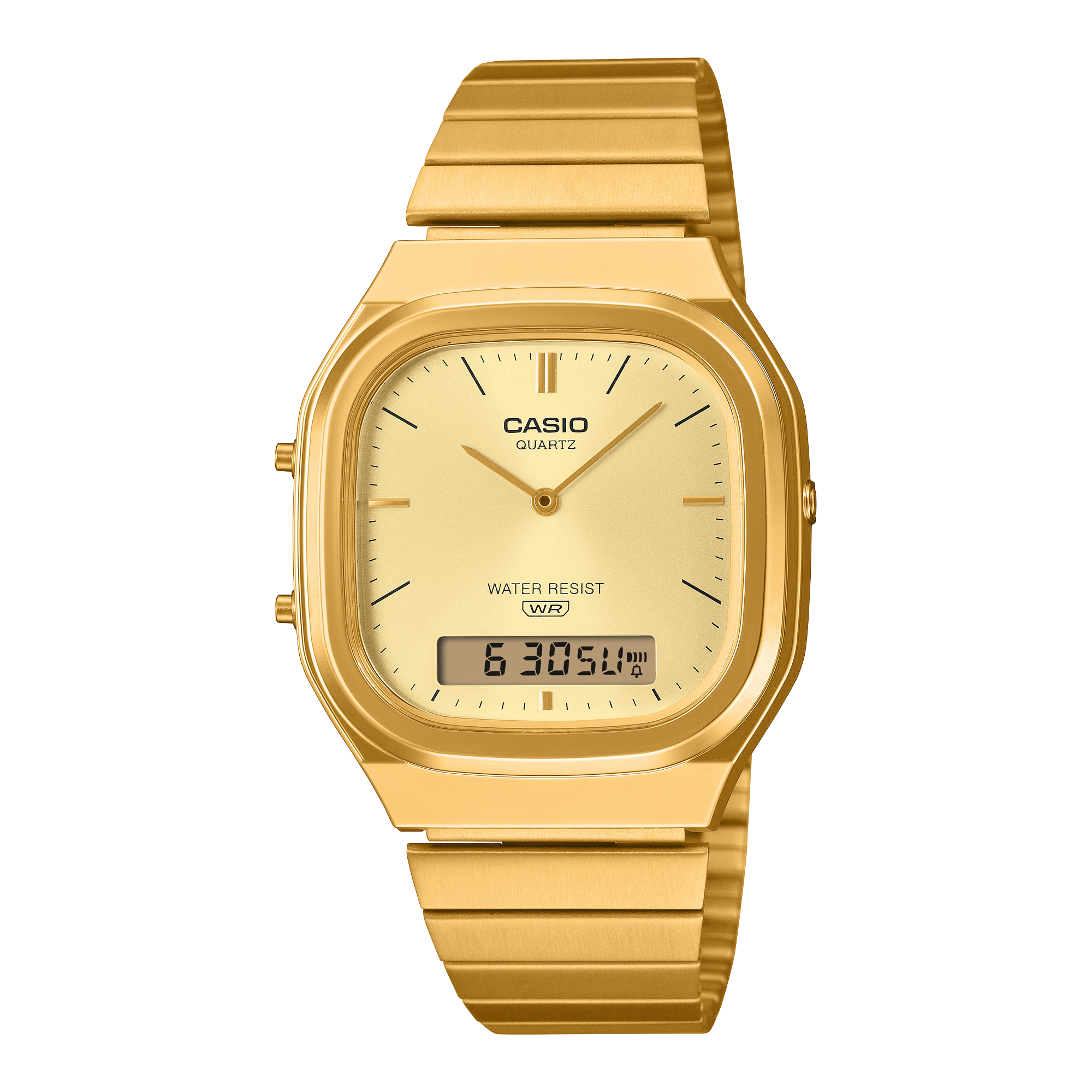 AQ240EG-9A | Gold Casio Vintage Watch - Casio