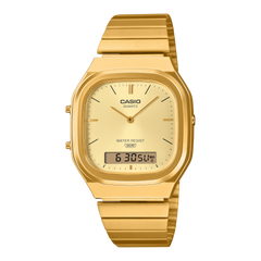 AQ240EG-9A | Gold Casio Vintage Watch - Casio