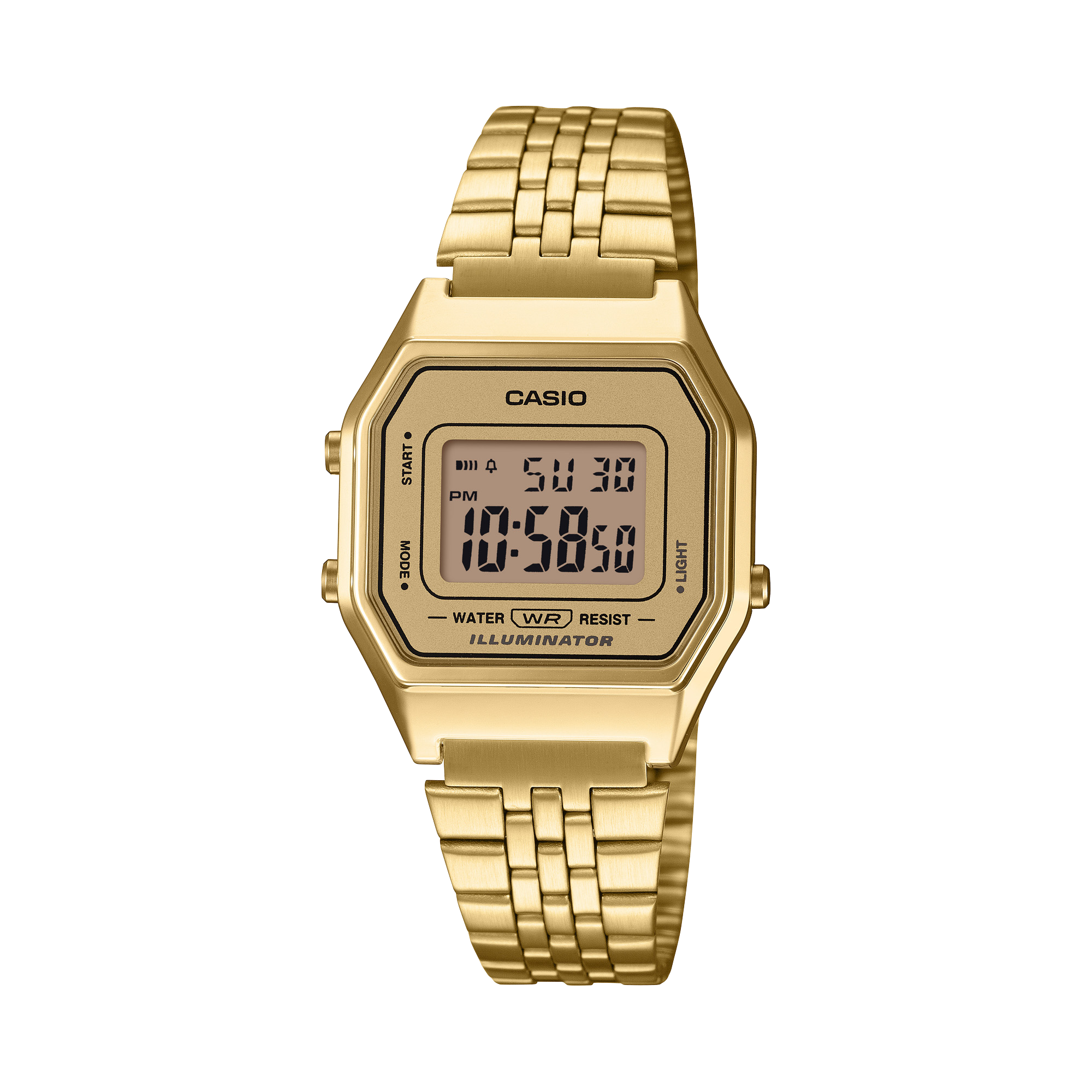 LA680WGA-9VT | Gold Metal Vintage Watch - Casio