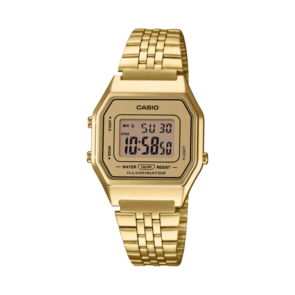 LA680WGA-9VT | Gold Metal Vintage Watch - Casio
