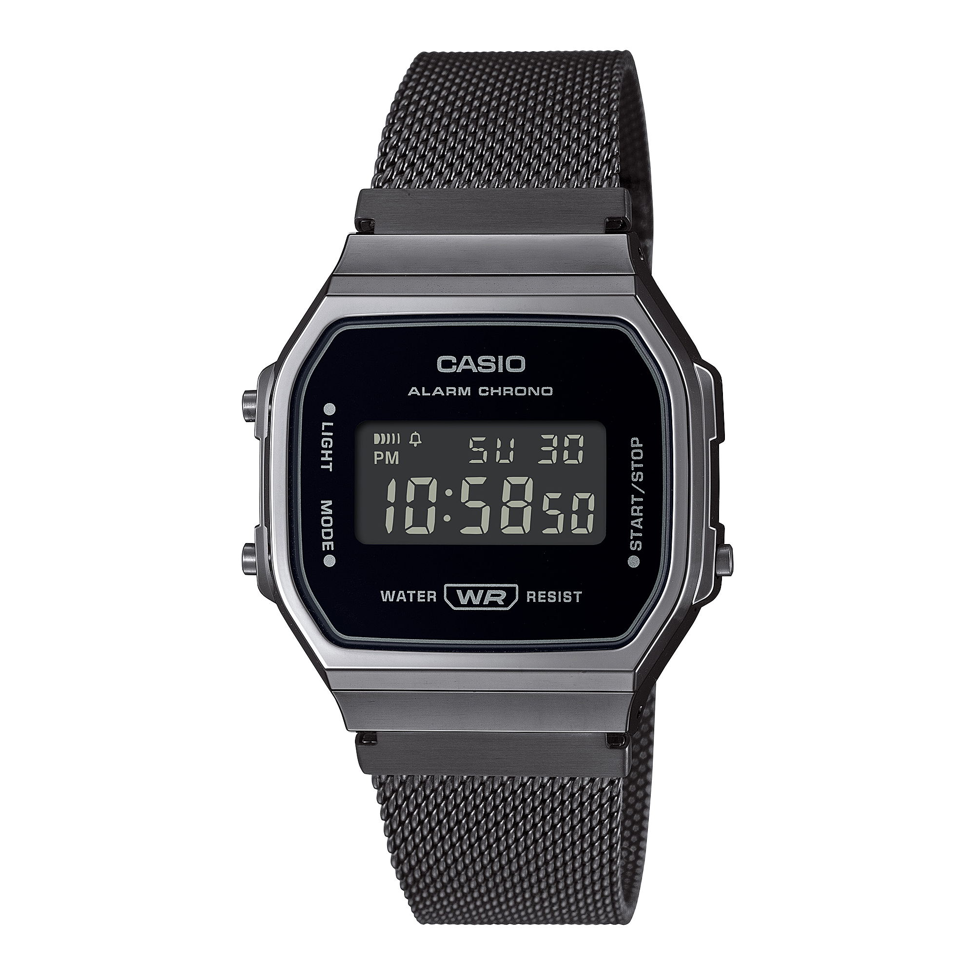 A168WEMB-1BVT | Vintage All Black Digital Watch - Casio